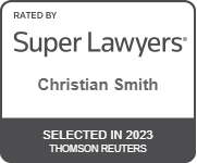 2023 rated by super lawyers award christian smith family law attorney