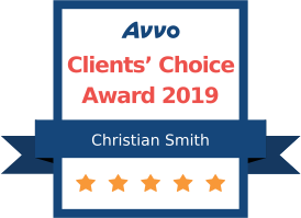 Avvo Client's Choice Award 2019 - Christian Smith