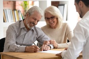 estate planning lawyer in austin consulting with clients