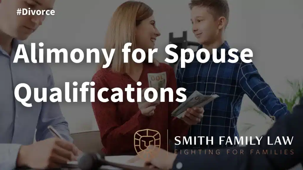 Alimony for Spouse Qualifications image