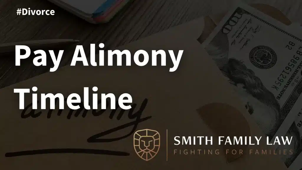 Pay Alimony Timeline